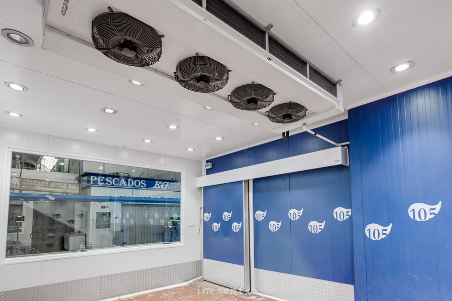 fotografia de instalacion de frio industrial y maquinaria en Mercamadrid