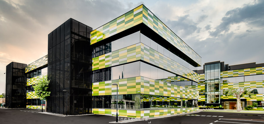 fotografia de arquitectura renovacion de edificio de oficinas en La Florida (Madrid)