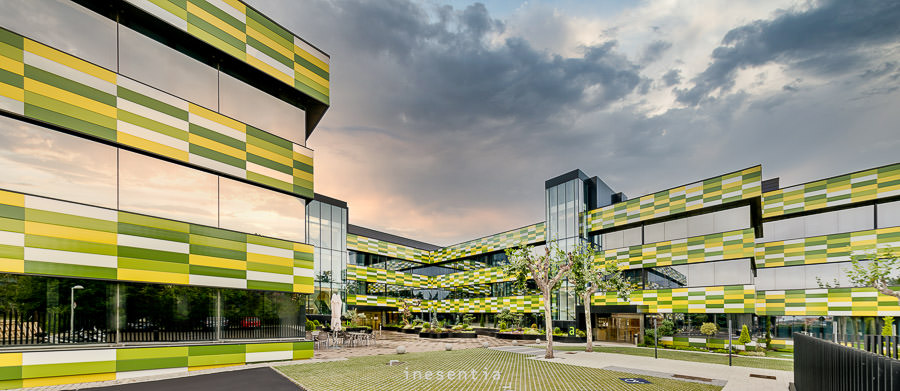 fotografia de arquitectura renovacion de edificio de oficinas en La Florida (Madrid)